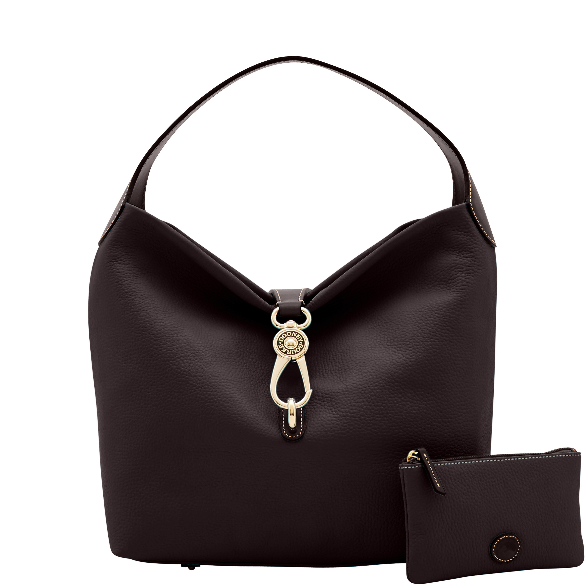 Dooney & Bourke Pebble Grain Logo Lock Shoulder Bag | eBay