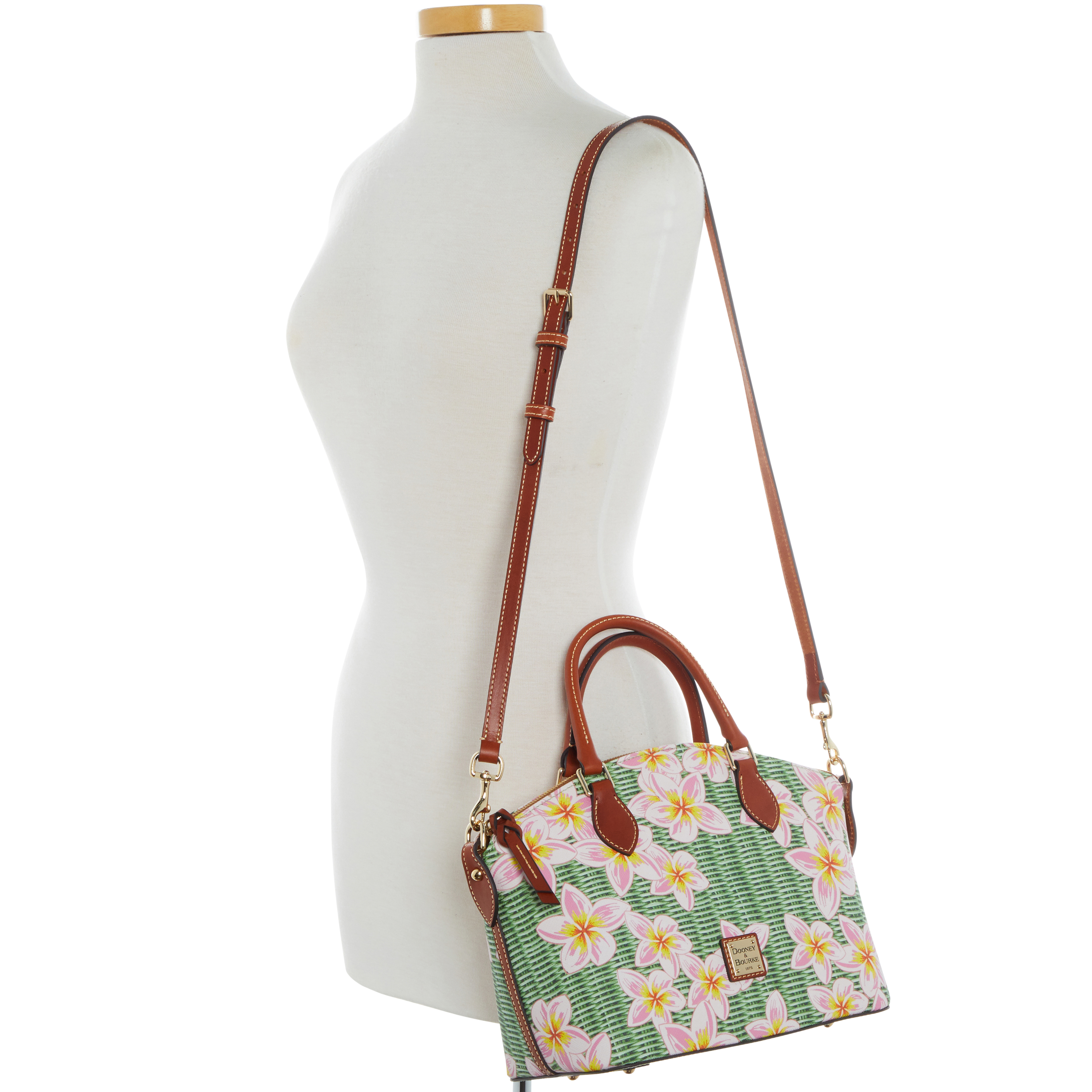 Dooney & Bourke Plumeria Geena Satchel - Picture 10 of 16