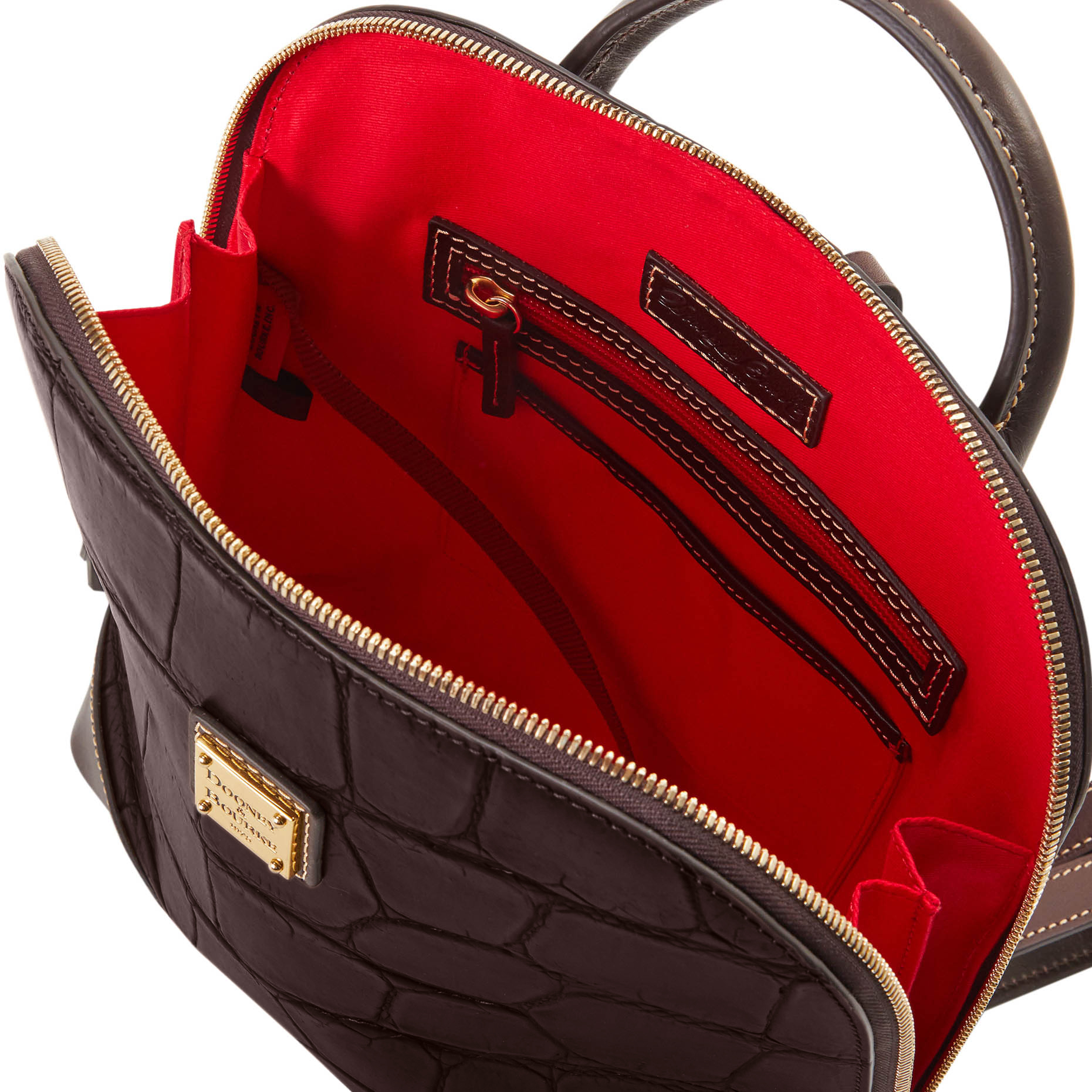 Dooney & Bourke Denison Zip Pod Backpack | Espresso | eBay