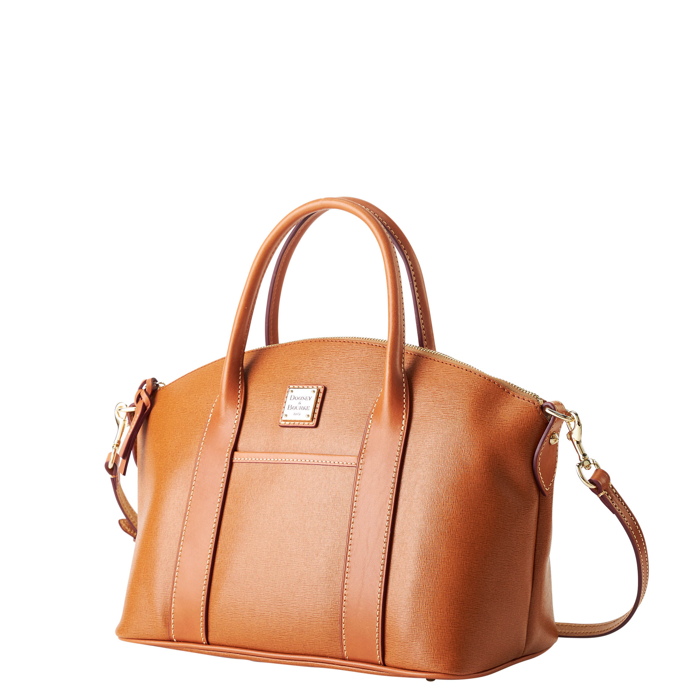 Dooney & Bourke Saffiano Madeline Satchel - Picture 21 of 32