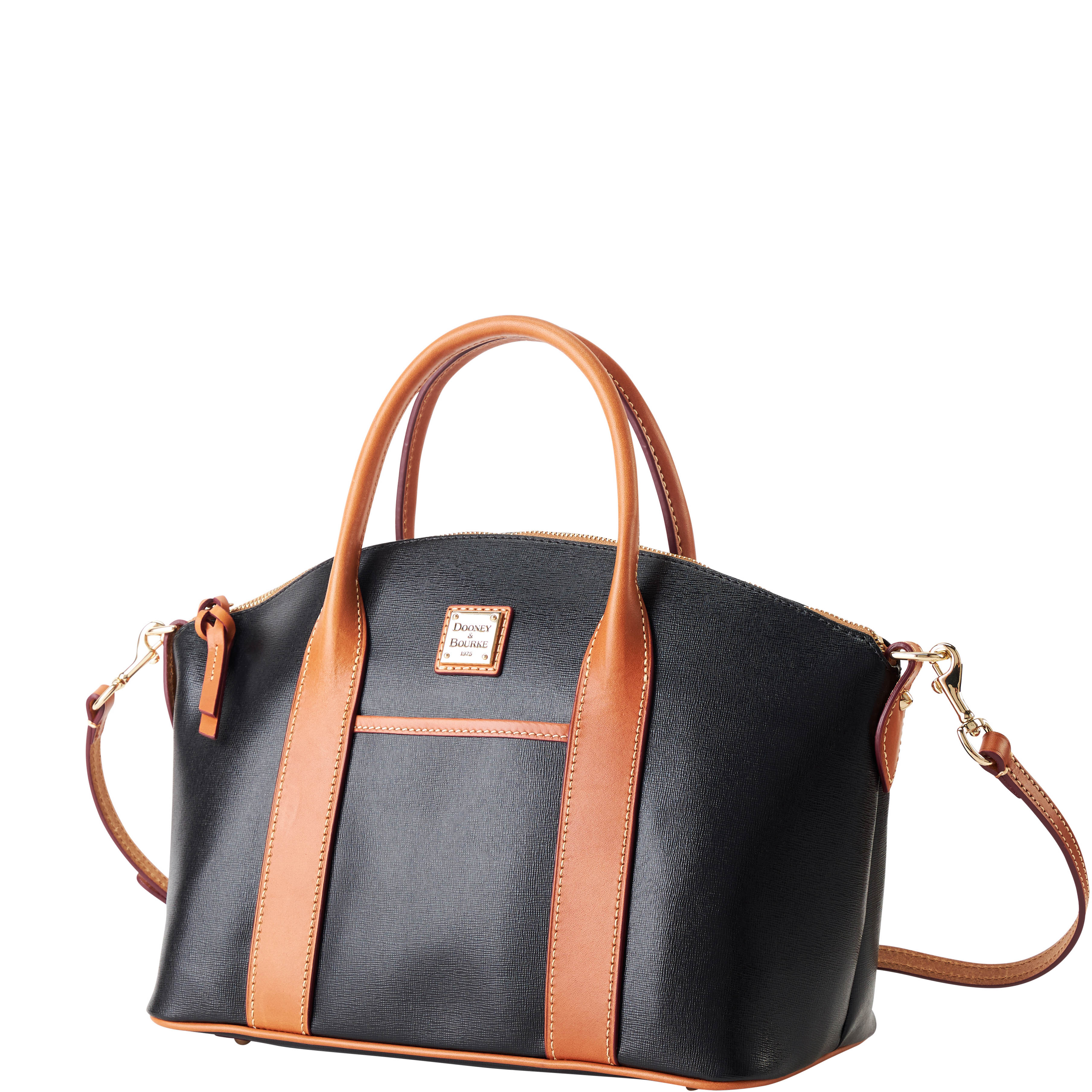 Dooney & Bourke Saffiano Madeline Satchel - Picture 9 of 32