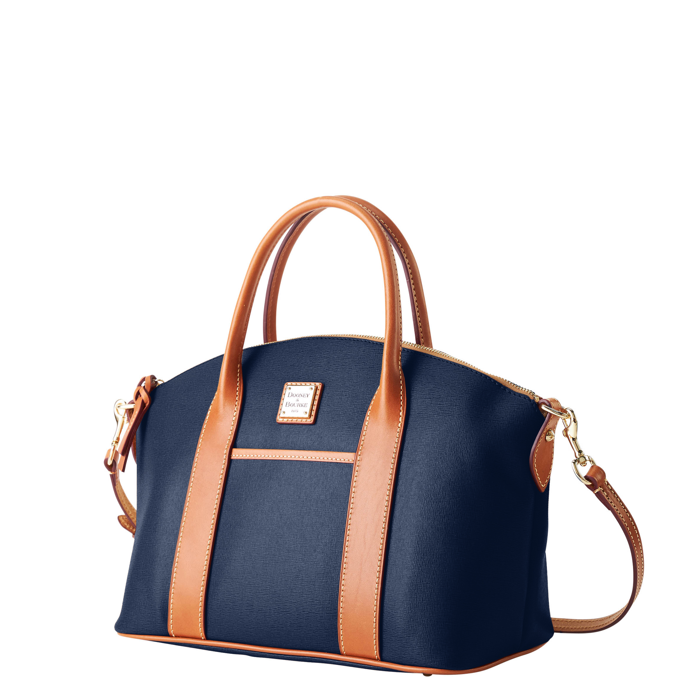 Dooney & Bourke Saffiano Madeline Satchel - Picture 15 of 32