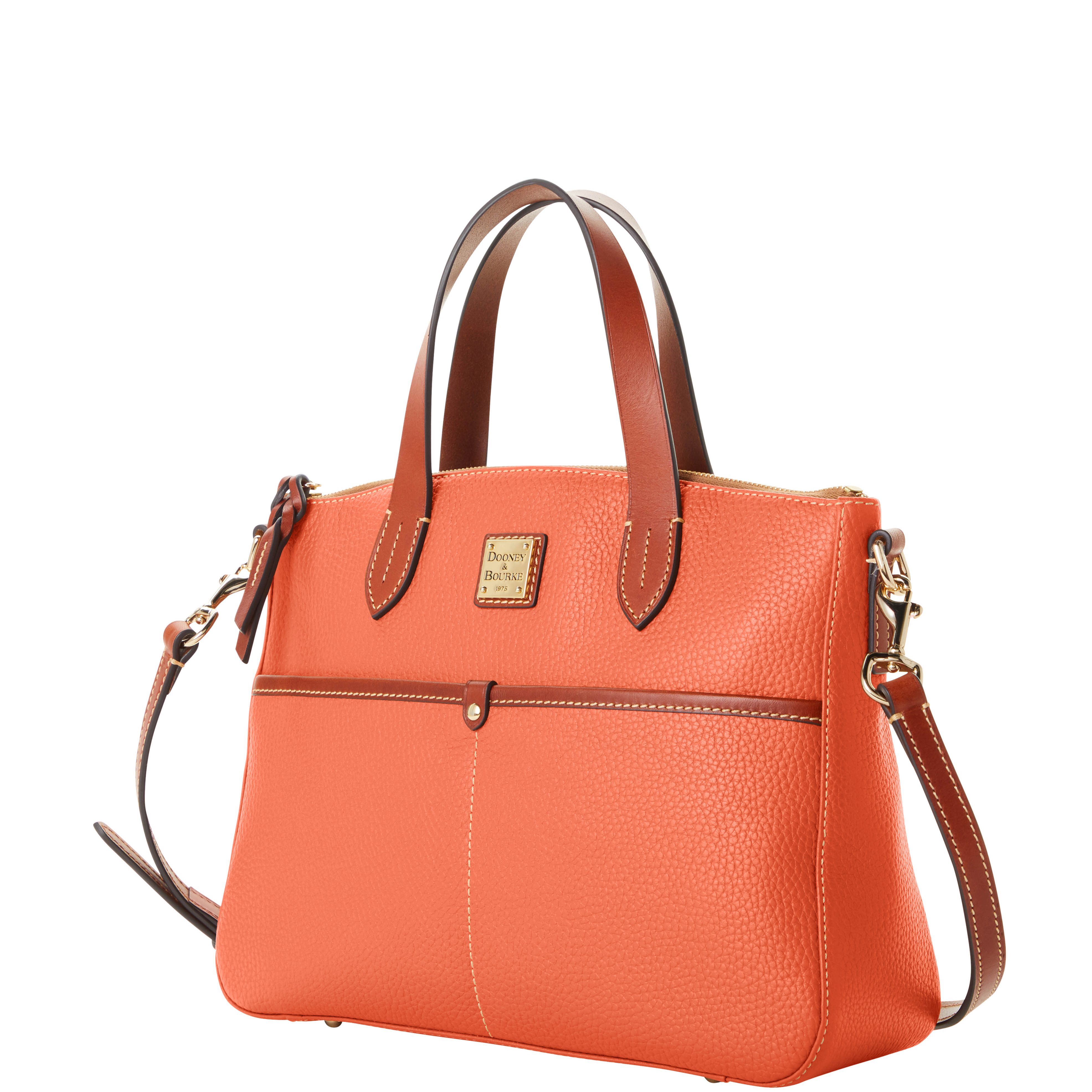 Dooney & Bourke Pebble Grain Small Daniela | Coral - Picture 3 of 25