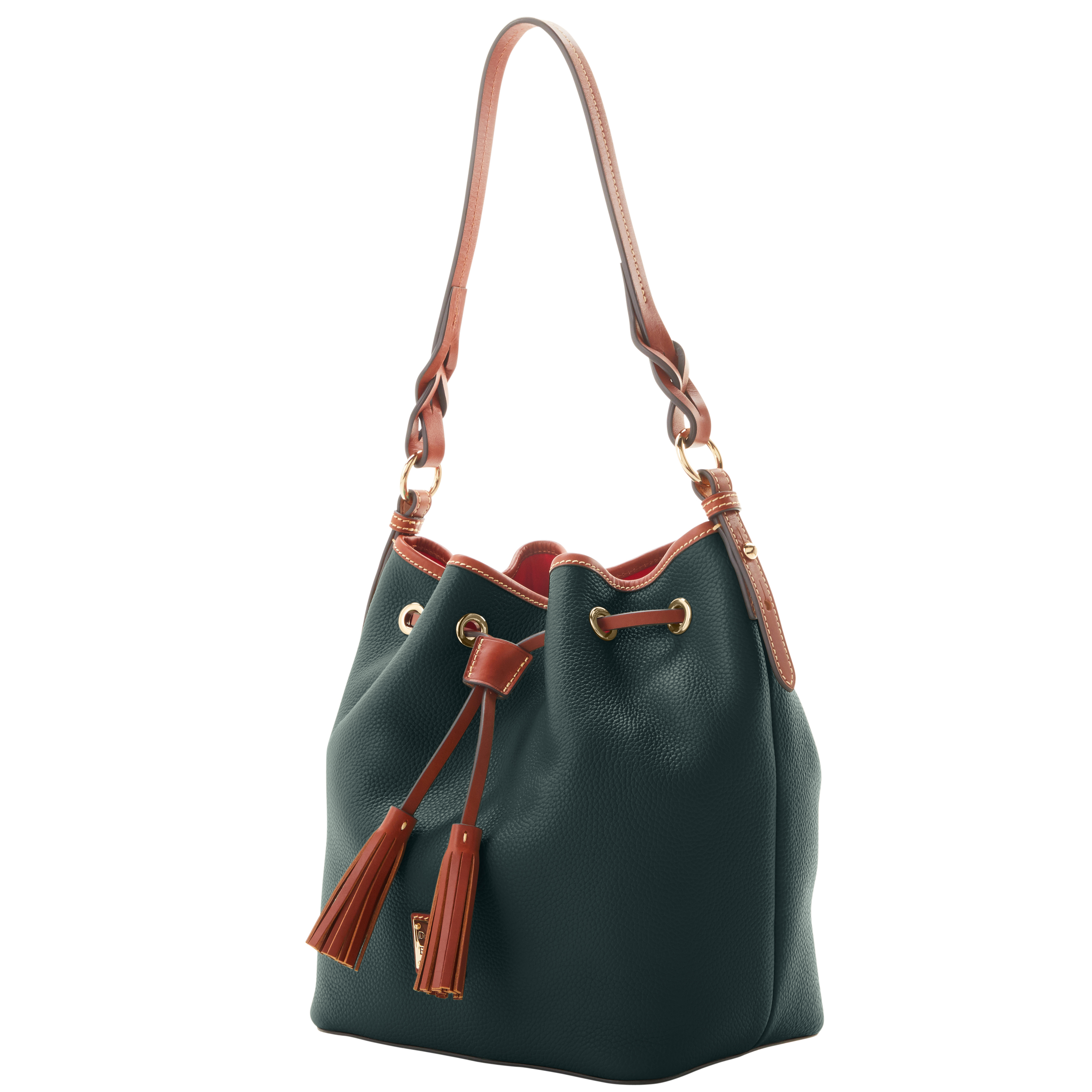 Borsa a mano Nilla Madlen in pelle con tracolla, colore CIOCCOLATO Borsa a mano Nilla Madlen in pelle con tracolla, colore CIOCCOLATO