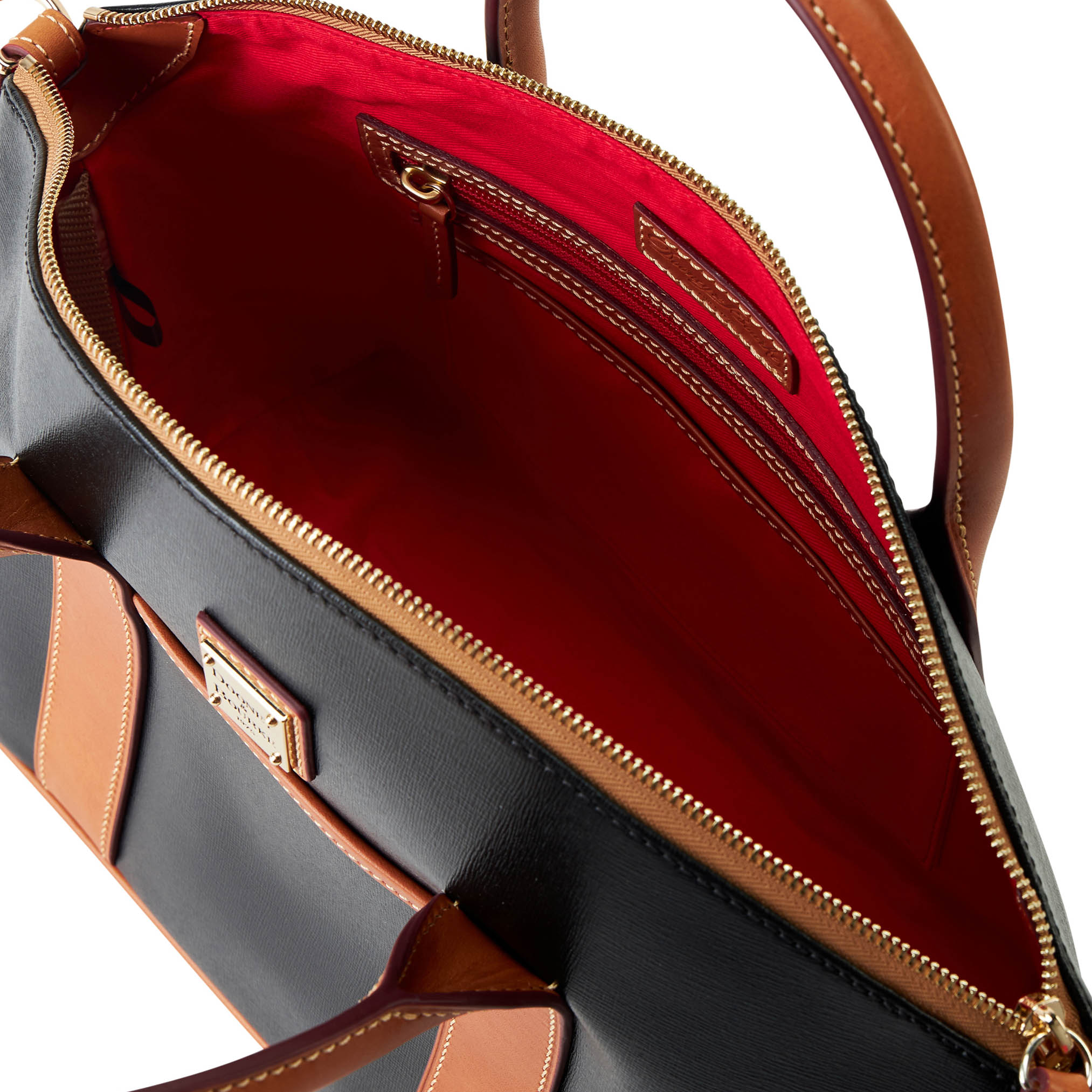 Dooney & Bourke Saffiano Madeline Satchel - Picture 10 of 32