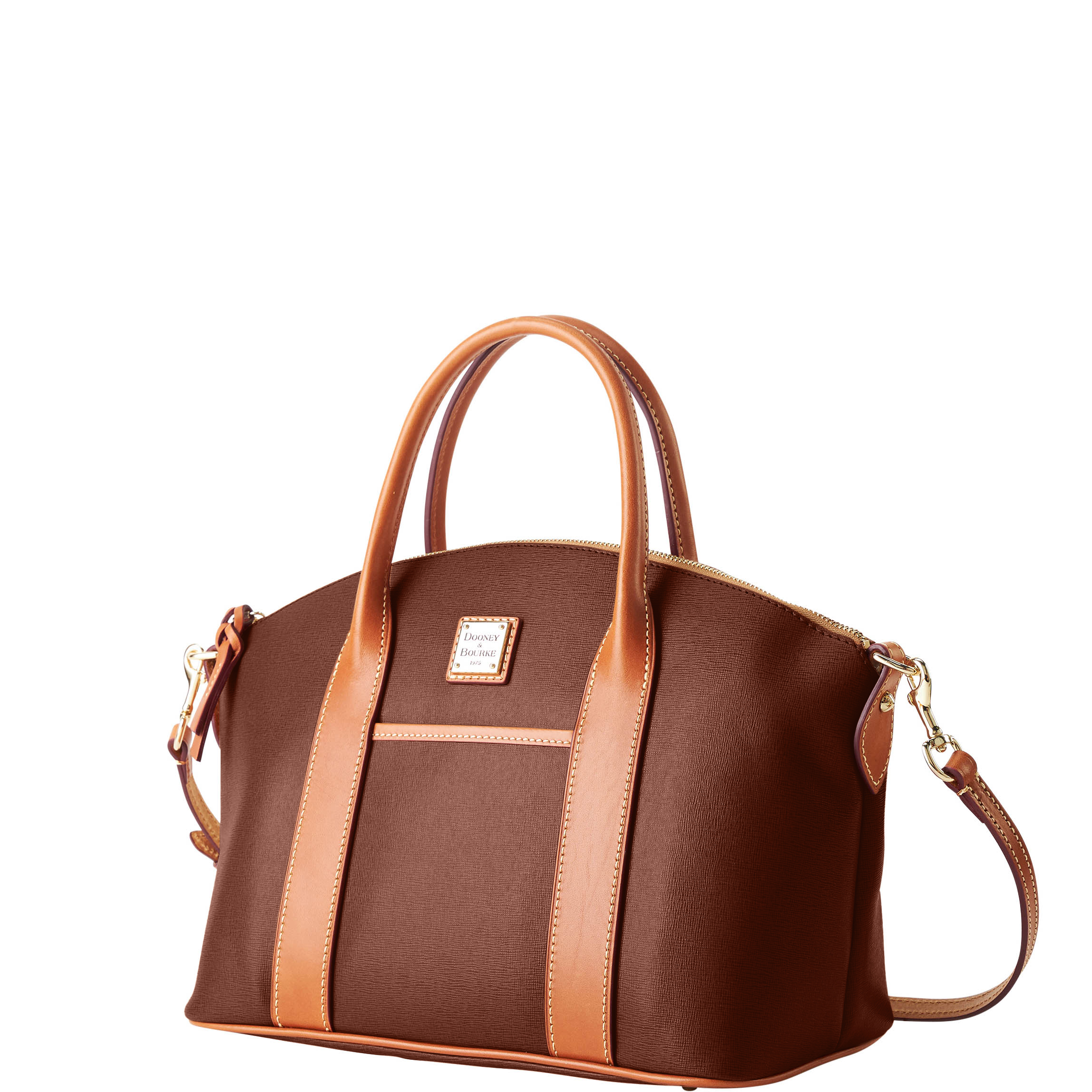 Dooney & Bourke Saffiano Madeline Satchel - Picture 3 of 32