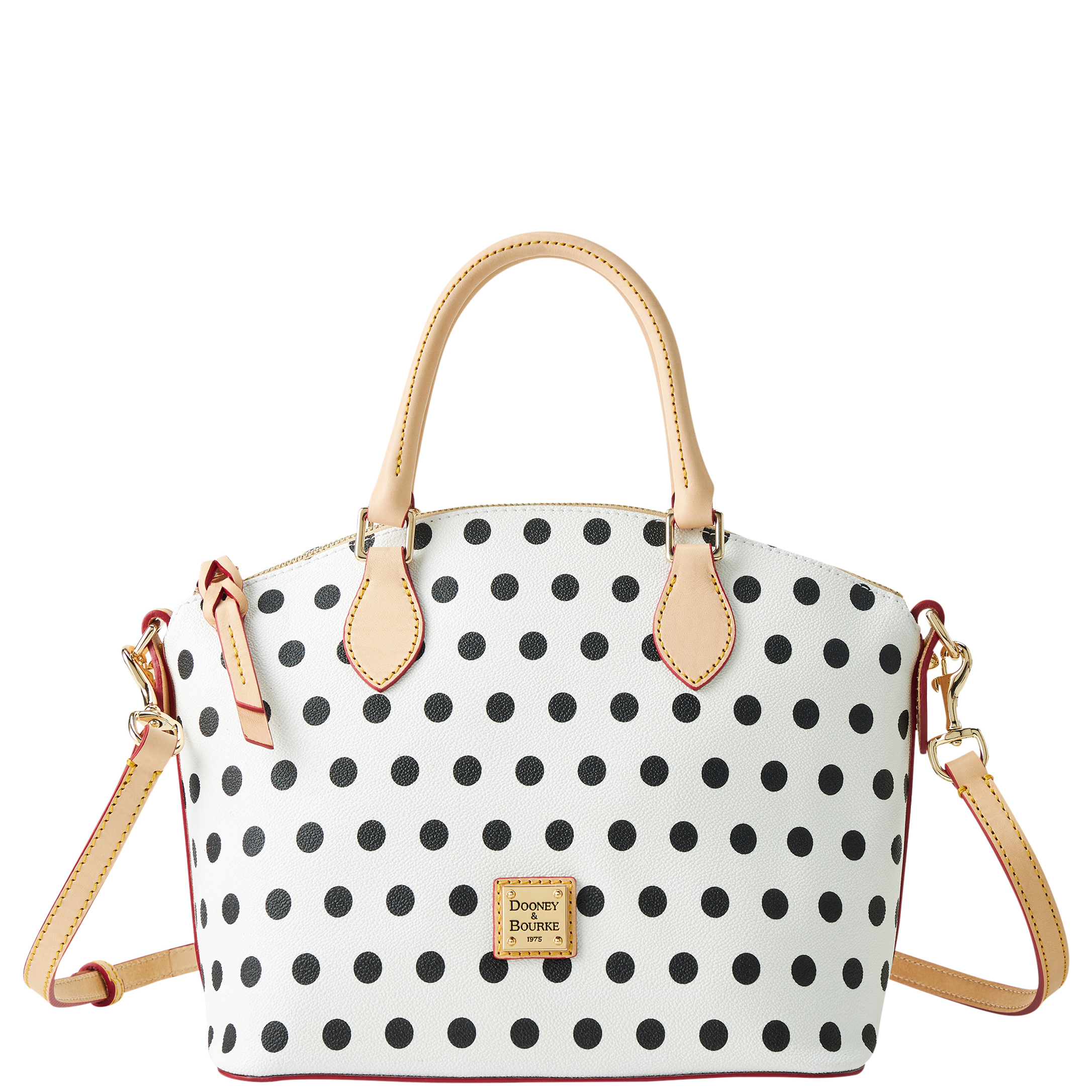 Dooney & Bourke Polka Dot Geena Satchel | eBay