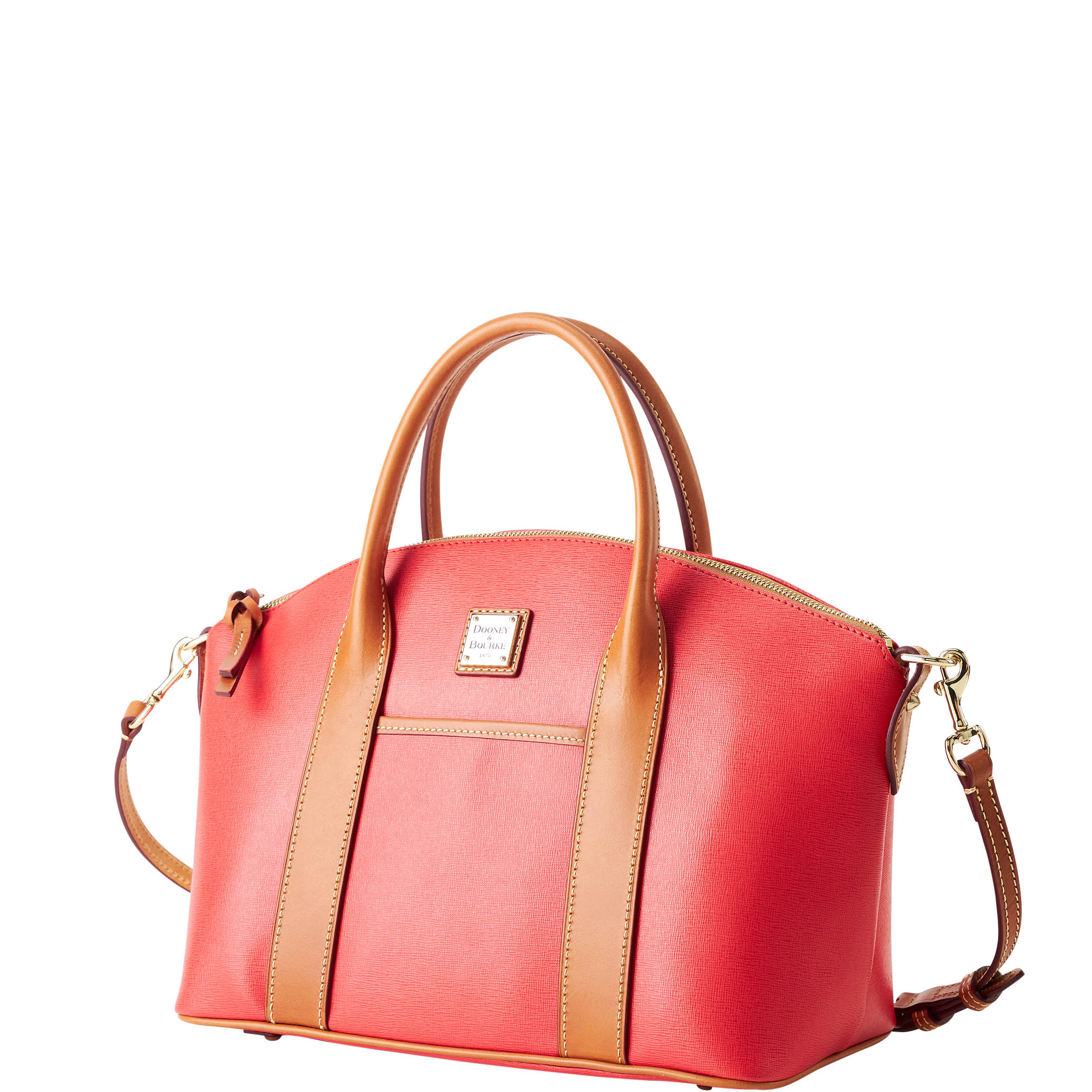 Dooney & Bourke Saffiano Madeline Satchel - Picture 28 of 32