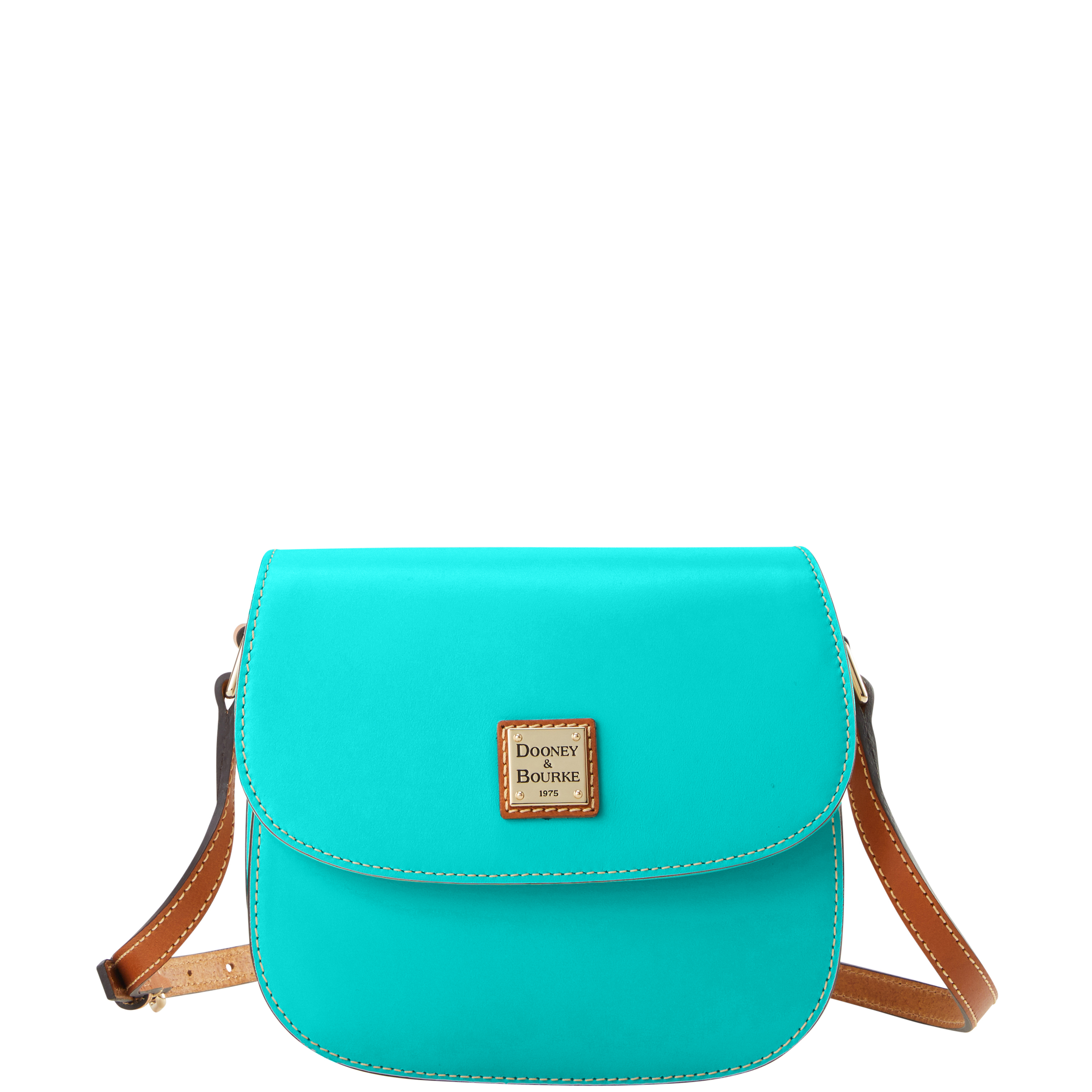 Dooney & Bourke Wexford Leather Saddle Crossbody | Jade | eBay