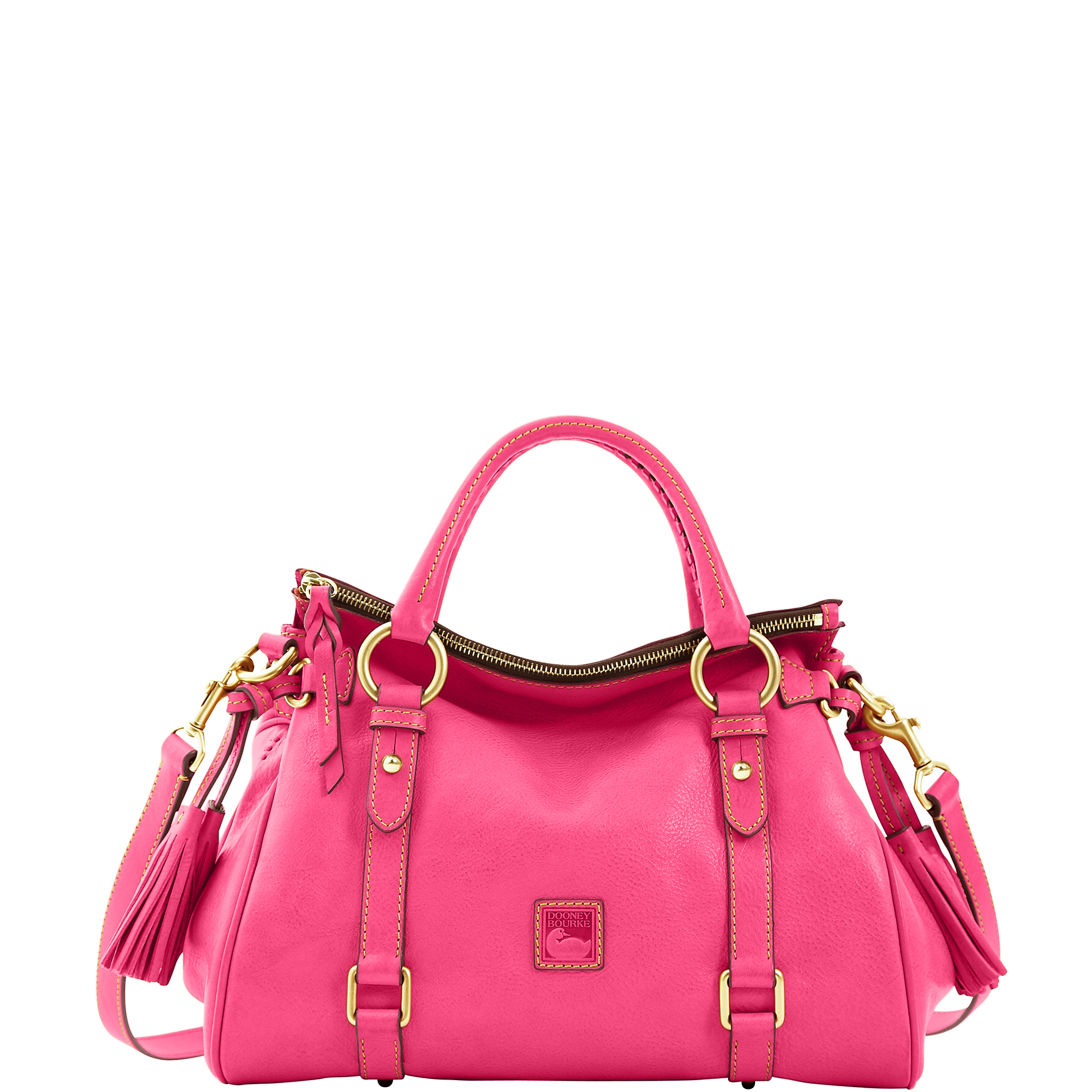 Dooney & Bourke Florentine Satchel | Fuchsia | eBay