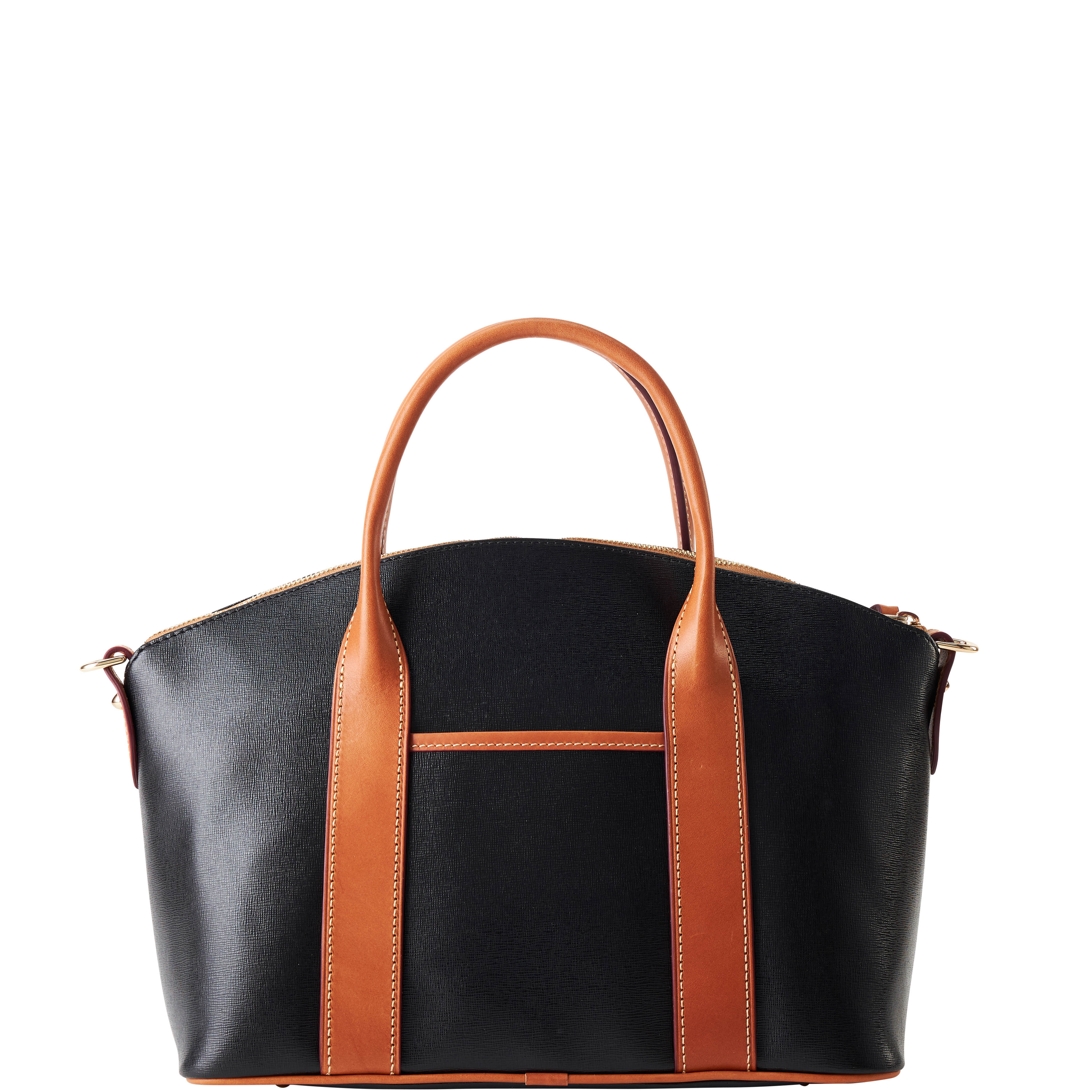 Dooney & Bourke Saffiano Madeline Satchel - Picture 11 of 32