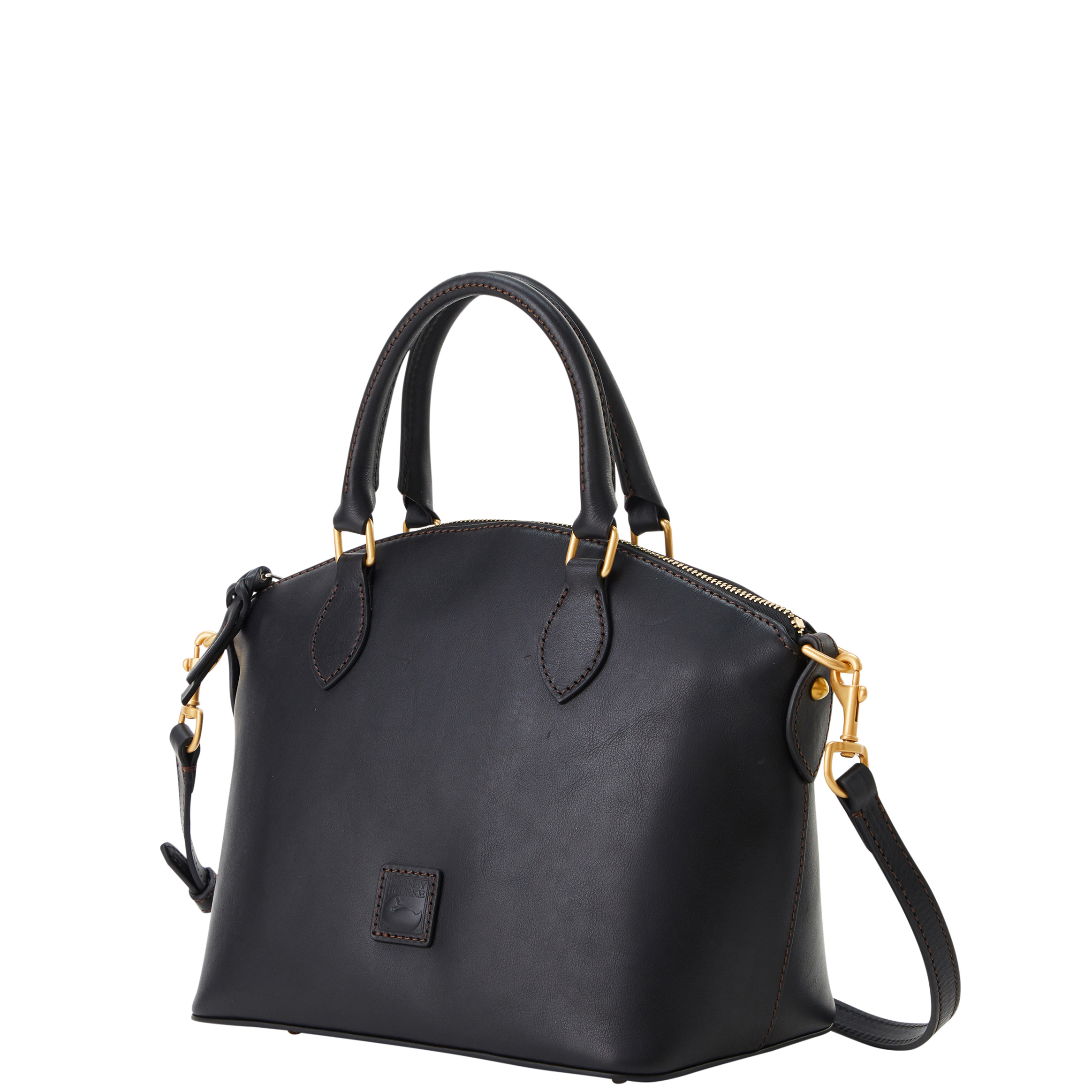 Dooney & Bourke Florentine Geena Satchel | Black Black | eBay