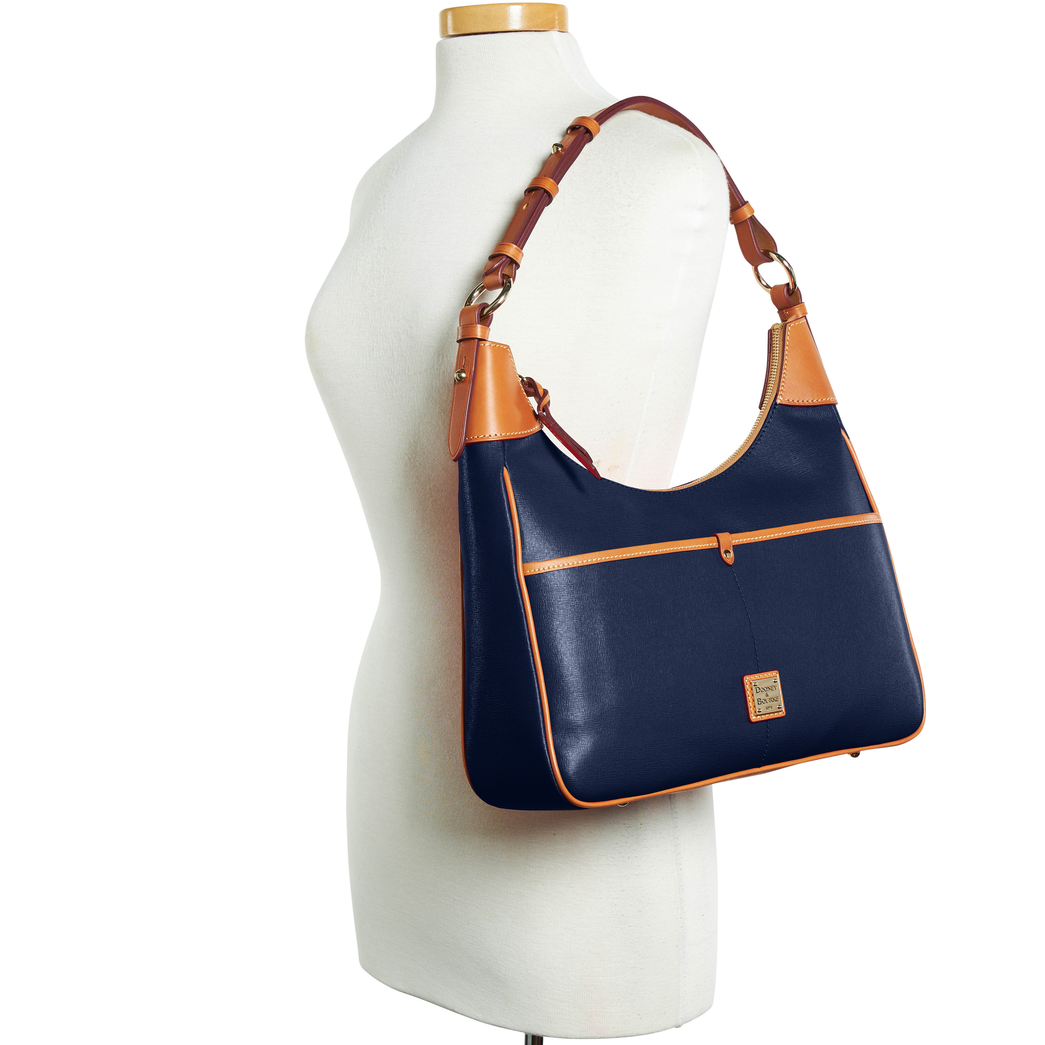 Dooney & Bourke Saffiano Rebecca Hobo - Imagen 15 de 26