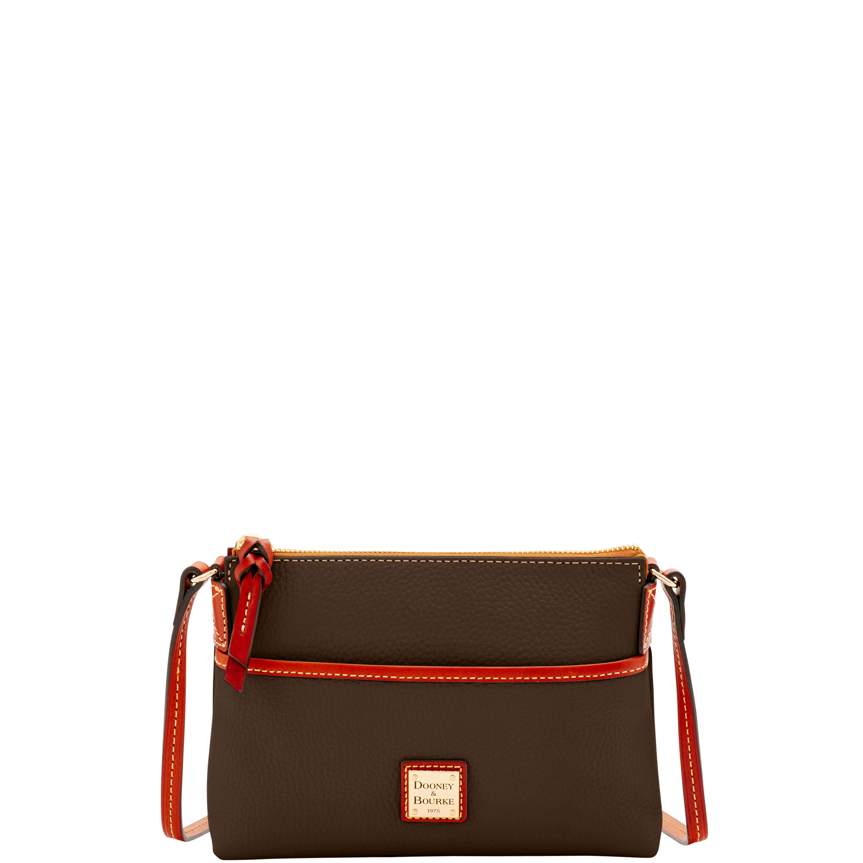 Dooney & Bourke Pebble Grain Ginger Crossbody | Brown Tmoro | eBay