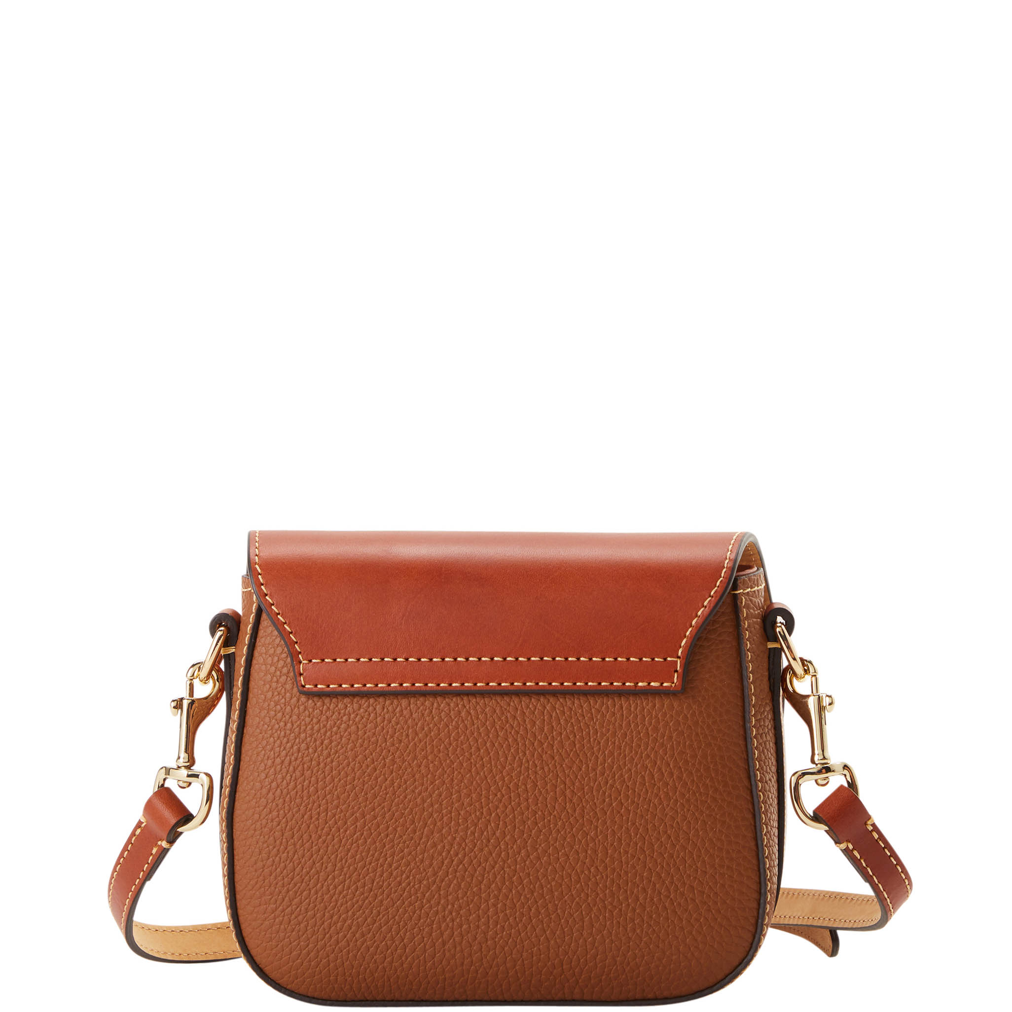 DOONEY＆BOURKE　ボストン　W53㎝　H30㎝　ショルダー付　OJ53 Dooney & Bourke Pebble Turnlock Flap Saddle | Black | eBay