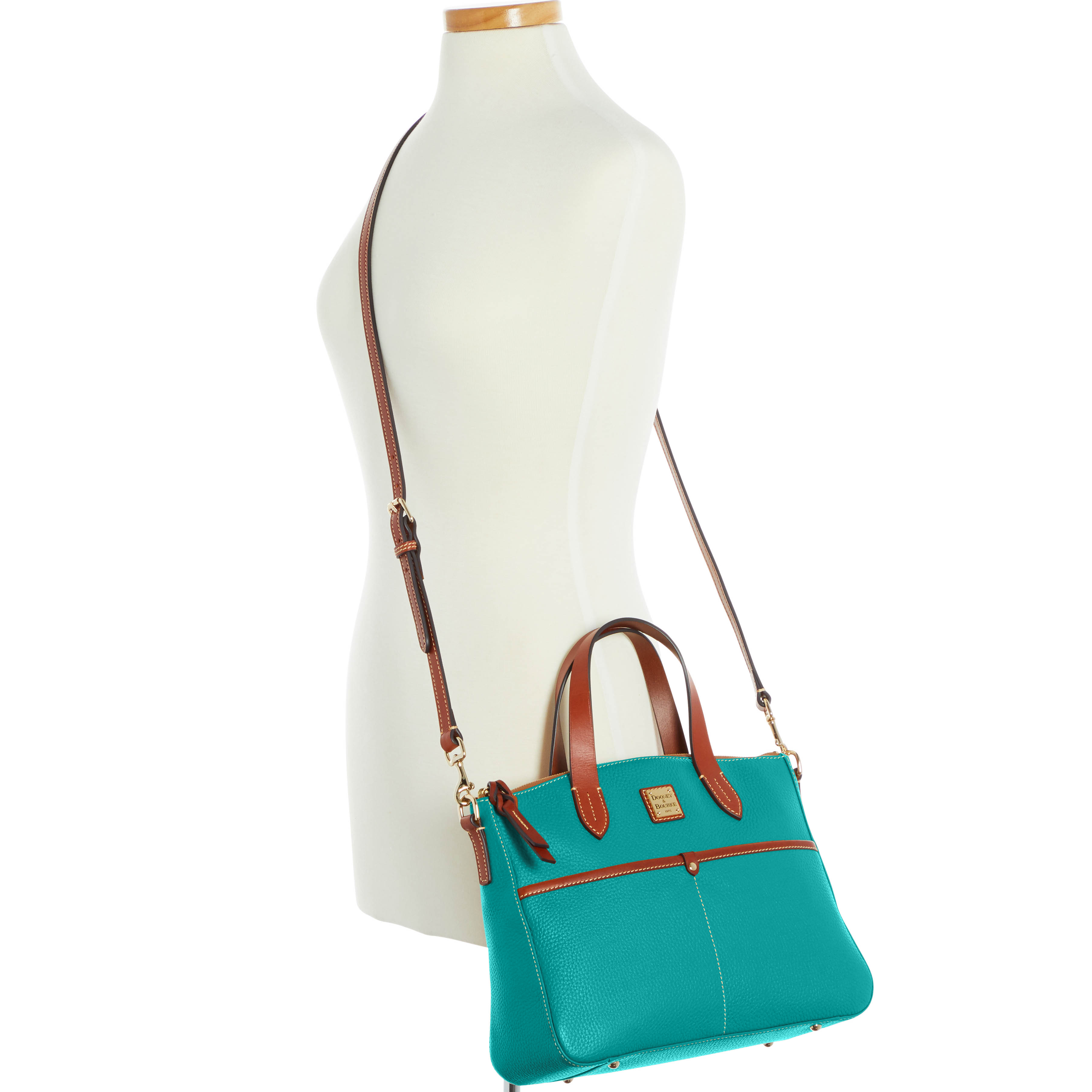 Dooney & Bourke Pebble Grain Small Daniela | Coral - Picture 13 of 25