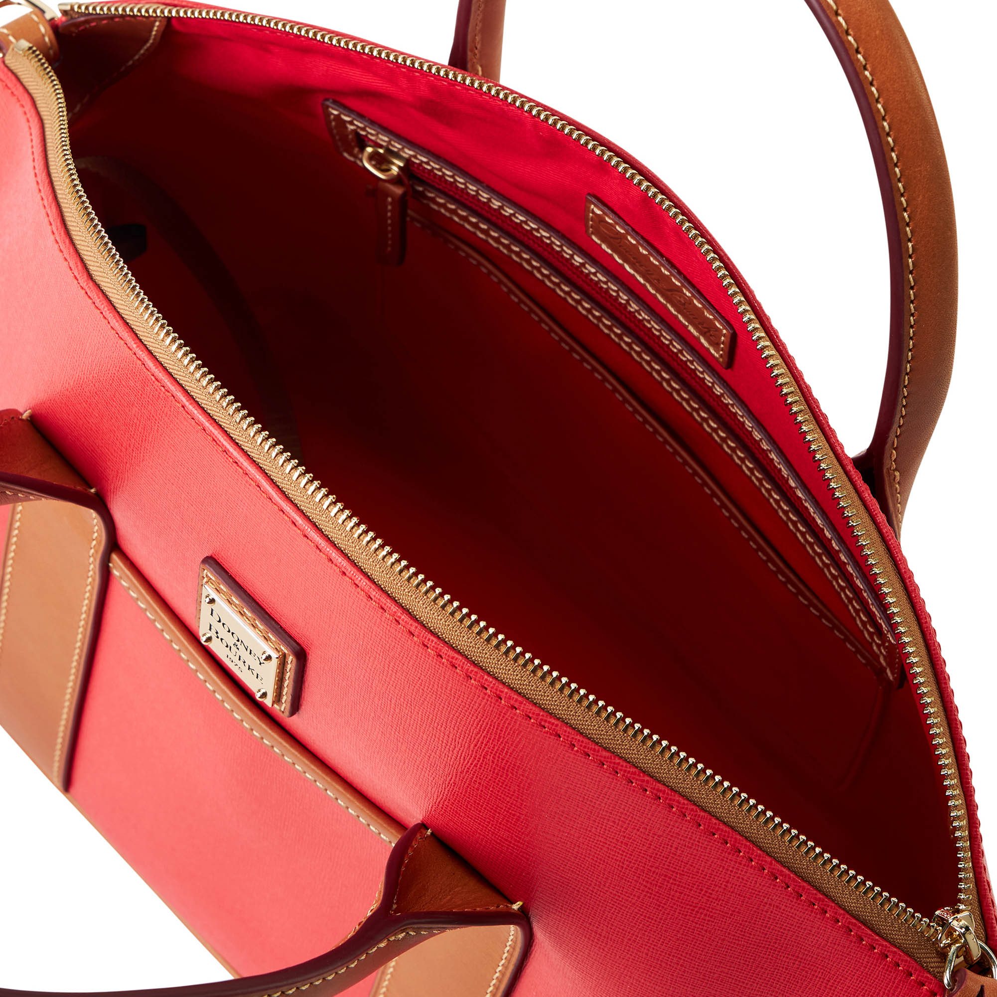 Dooney & Bourke Saffiano Madeline Satchel - Picture 29 of 32