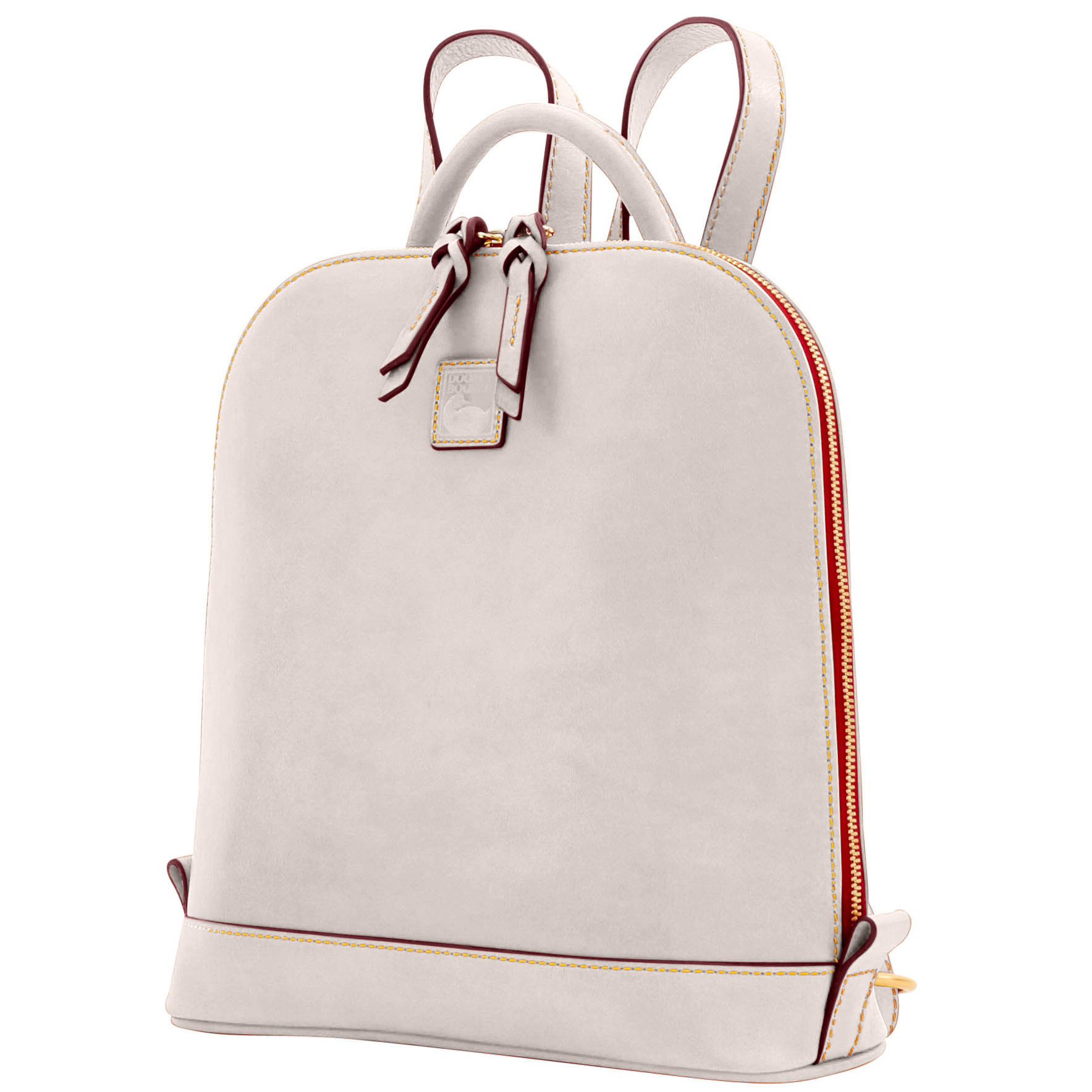Dooney & Bourke Florentine Zip Pod Backpack Dooney & Bourke Florentine Small Zip Pod Backpack - Chestnut  main image 3
