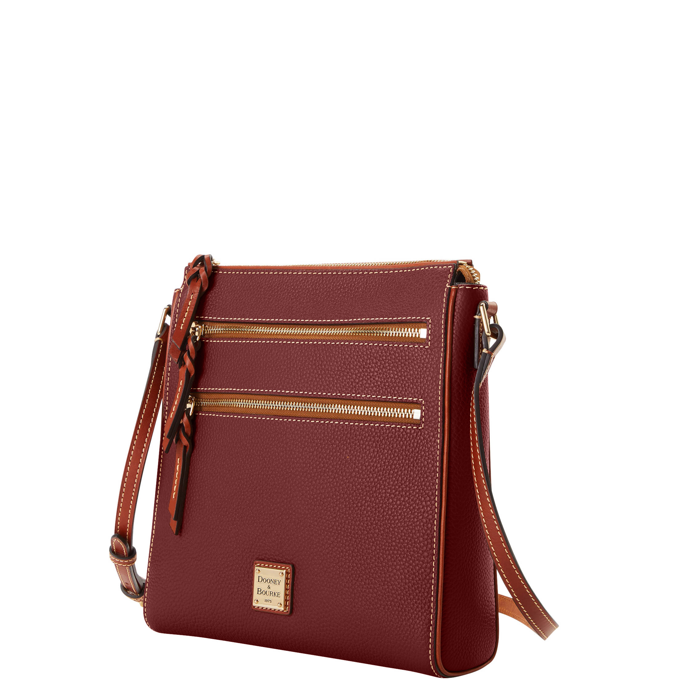 Dooney & Bourke Pebble Grain Large Peyton Triple Zip | Black Black