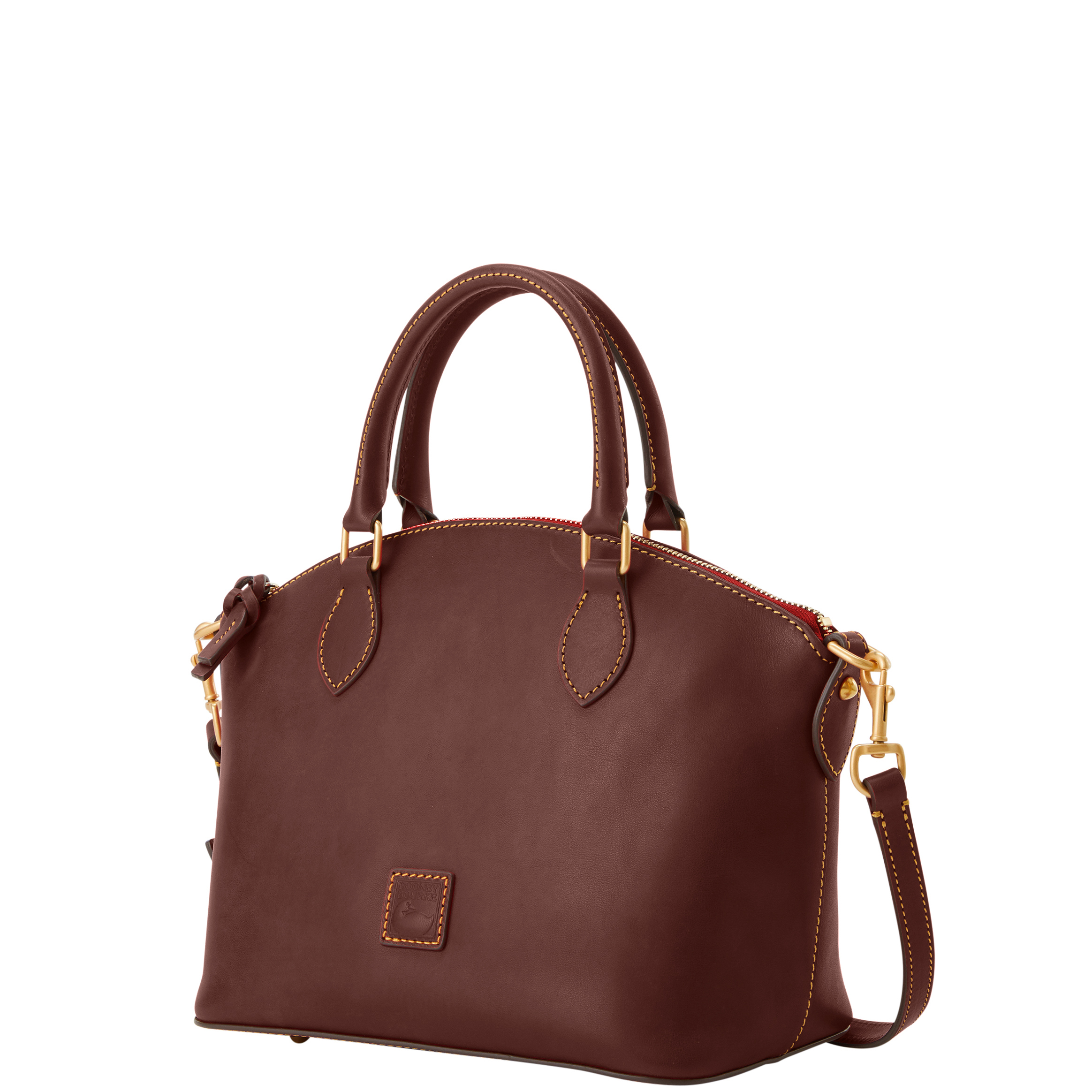 Dooney & Bourke Florentine Geena Satchel | Black Black | eBay