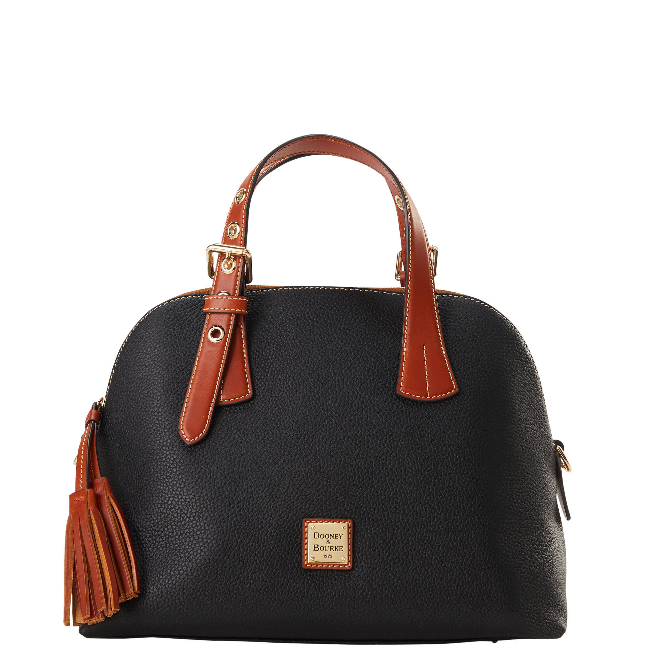 DOONEY&BOURKE 黒いレザーハンドバッグ Dooney & Bourke Pebble Grain Small Audrey | Black | eBay