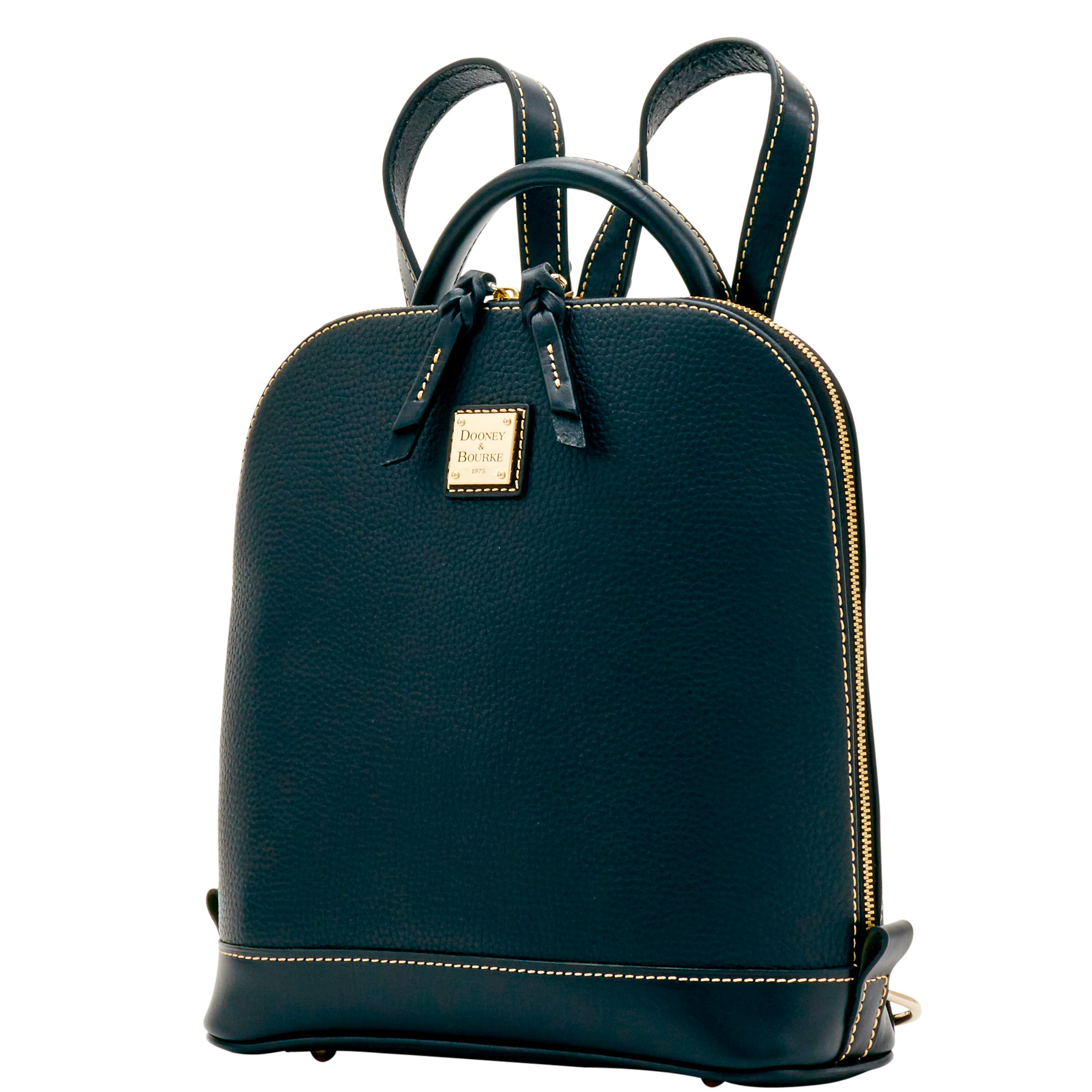Dooney & Bourke Pebble Grain Zip Pod Backpack | Black Black | eBay