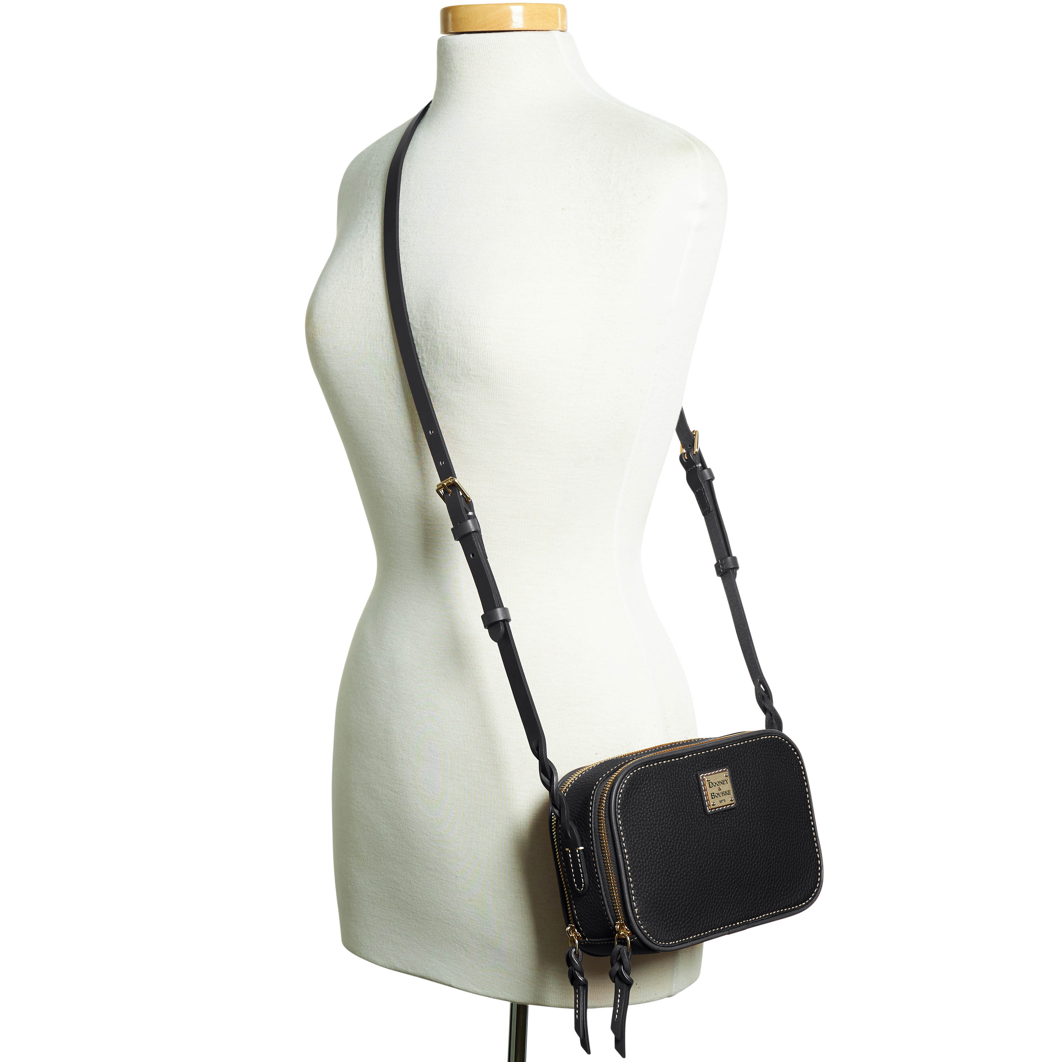 Dooney & Bourke Pebble Grain Deni Crossbody | Black Black